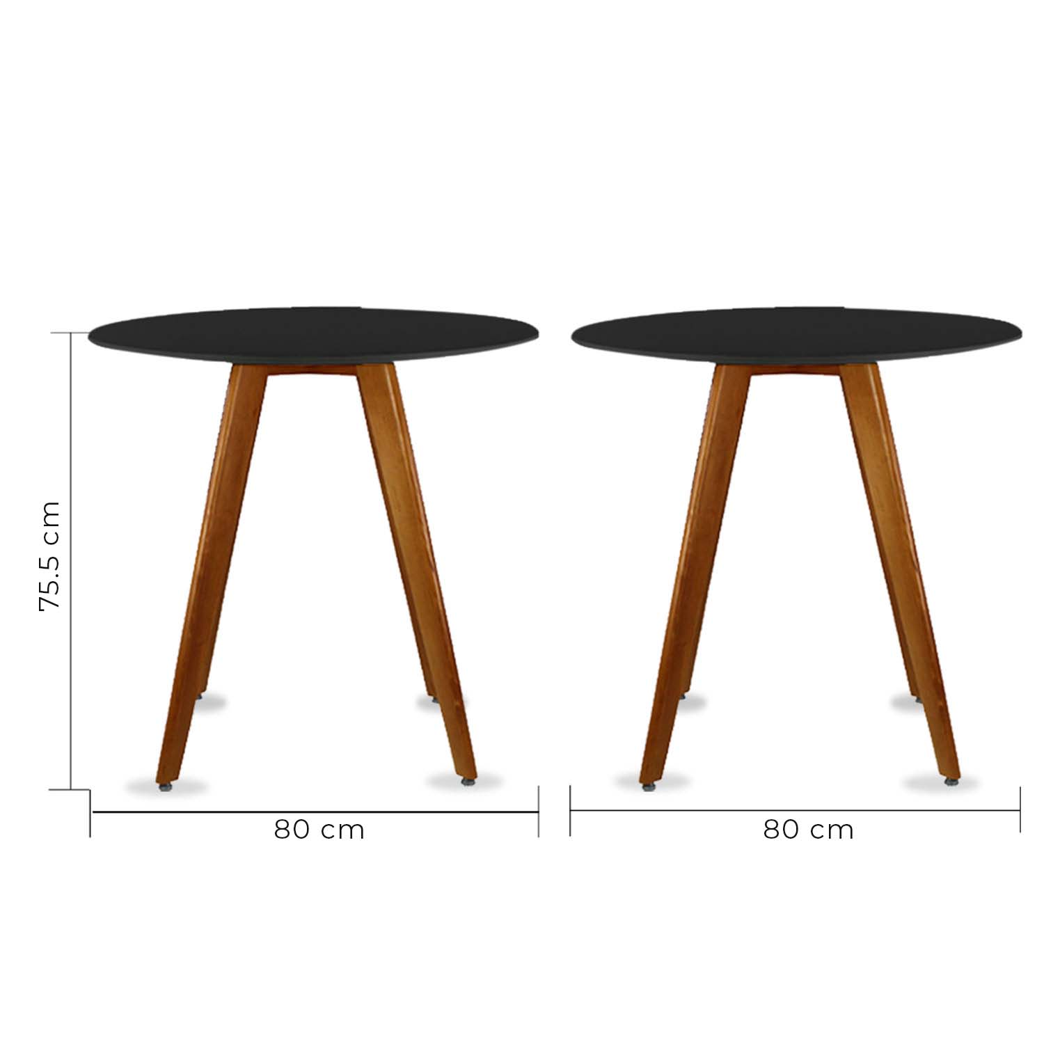 Mesa de Comedor Circular Frankfurt 80cm