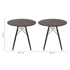 Mesa de Comedor Circular Oslo 80cm