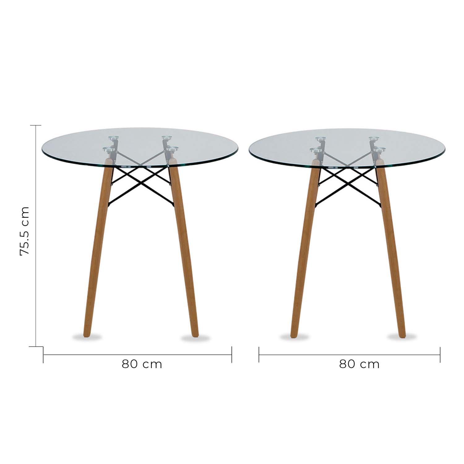 Mesa de Comedor Circular Oslo T8