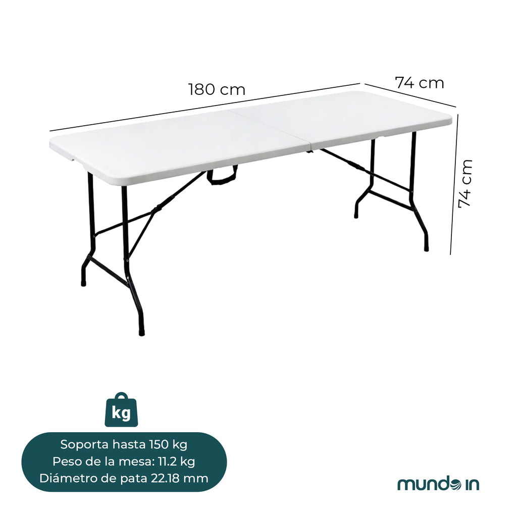 MESA PLEGABLE 180 PARMA