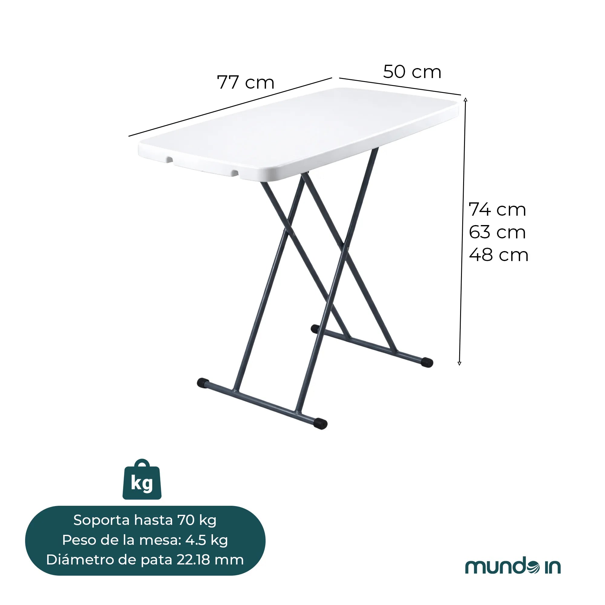MESA PEGABLE PERSONAL ANCONA