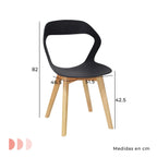 Set de 2 Sillas Moura