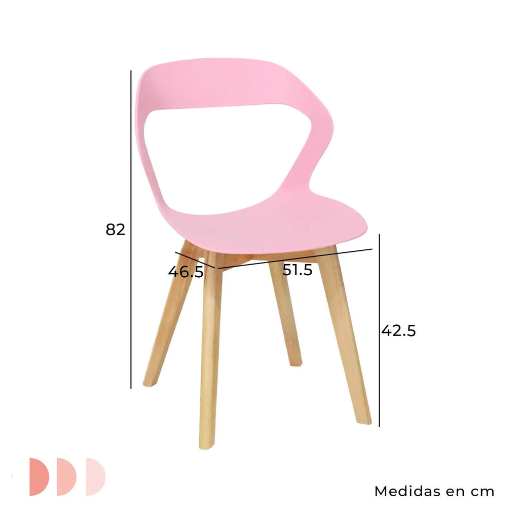 Set de 4 sillas Moura