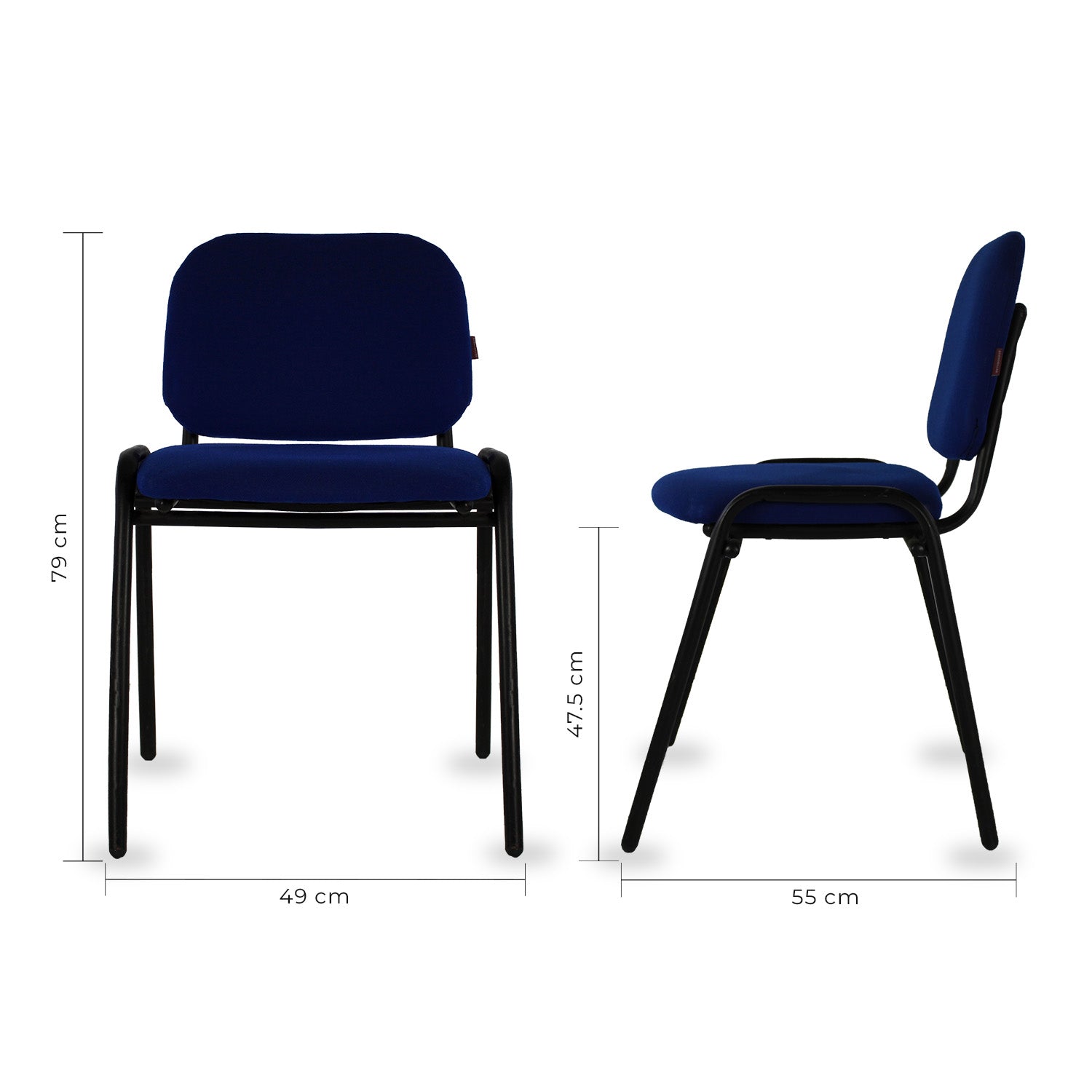 Set de 4 Sillas Fijas Tela 104Z