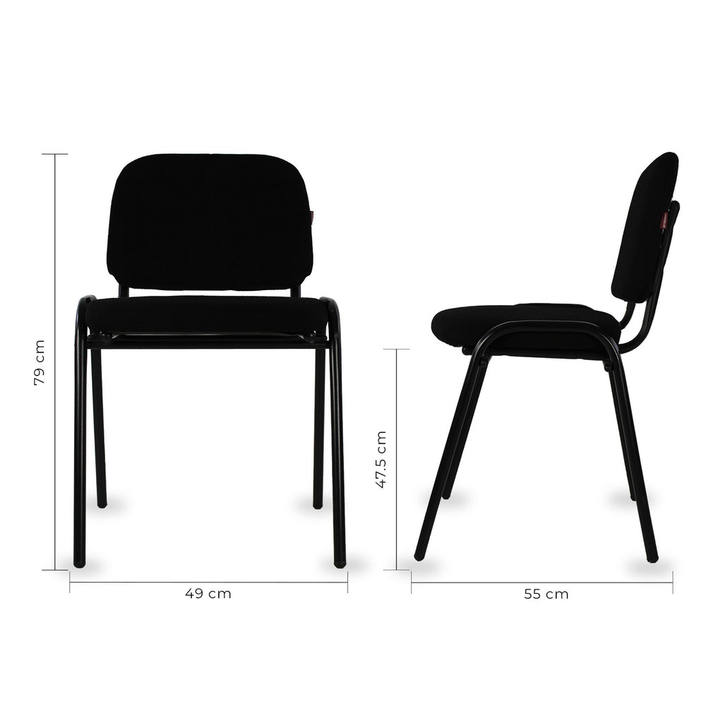 Set de 4 Sillas Fijas Tela 104Z