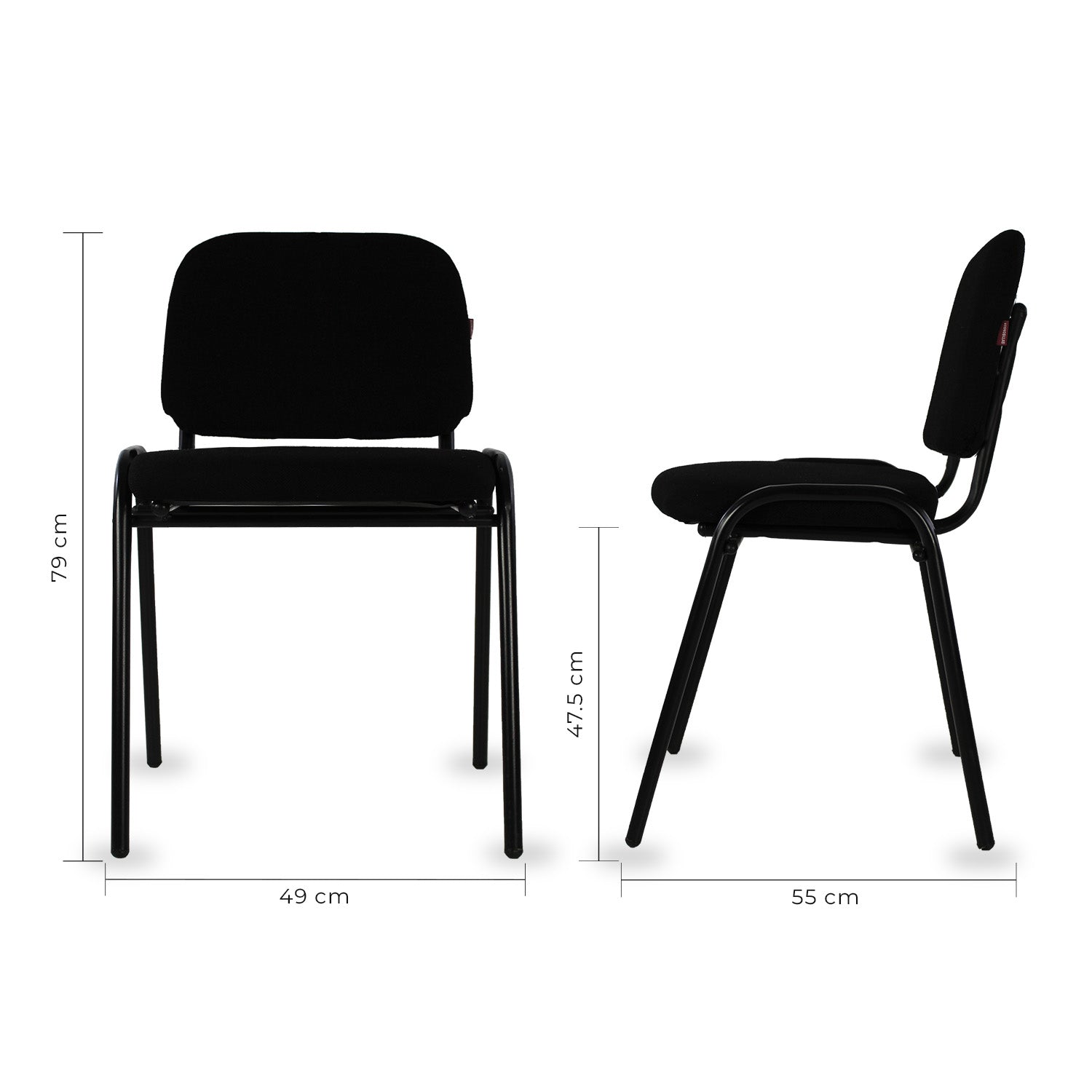 Set de 4 Sillas Fijas Tela 104Z