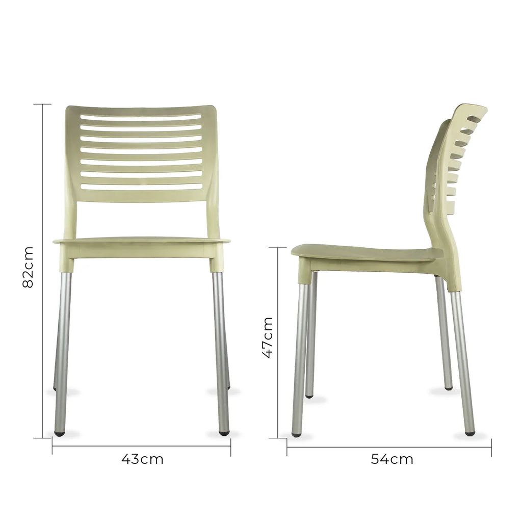 Set de 2 Sillas exterior Galeri