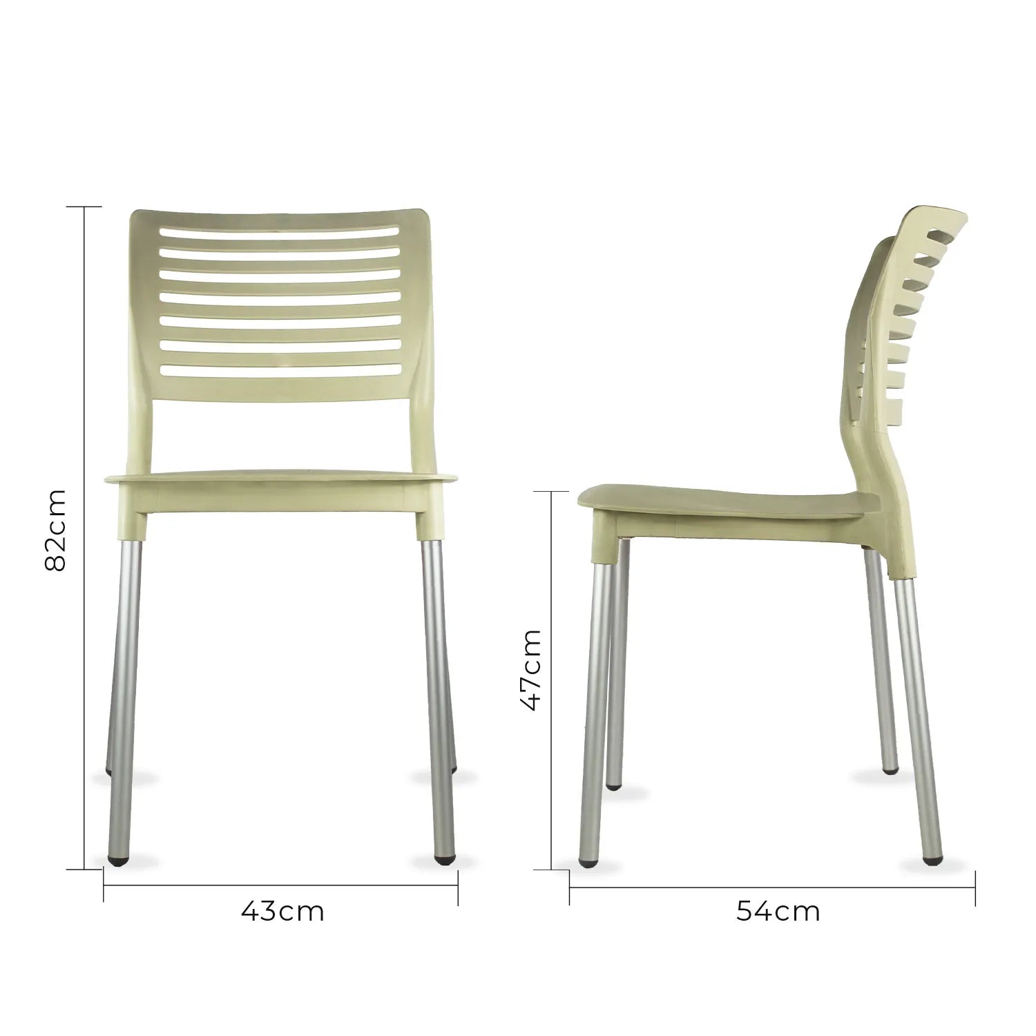 Set de 2 Sillas exterior Galeri