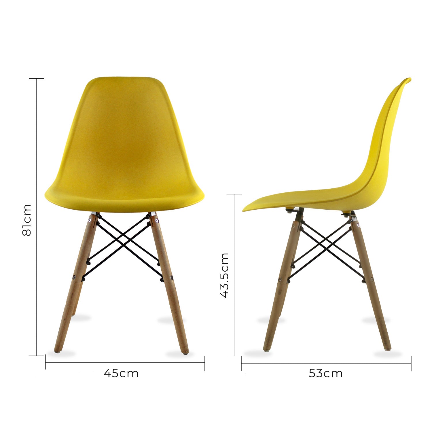 Set de 4 Sillas Oslo