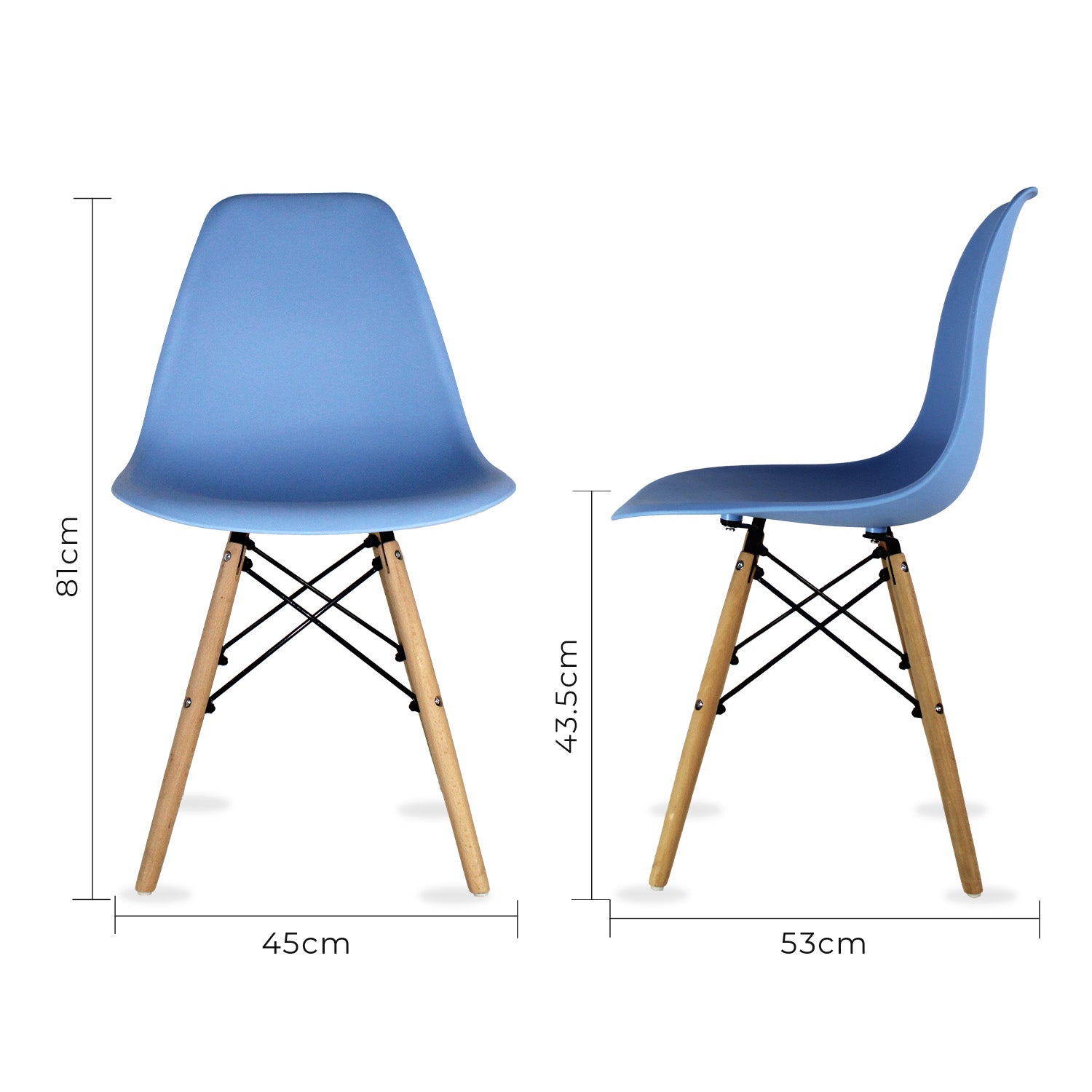 Set de 4 Sillas Oslo