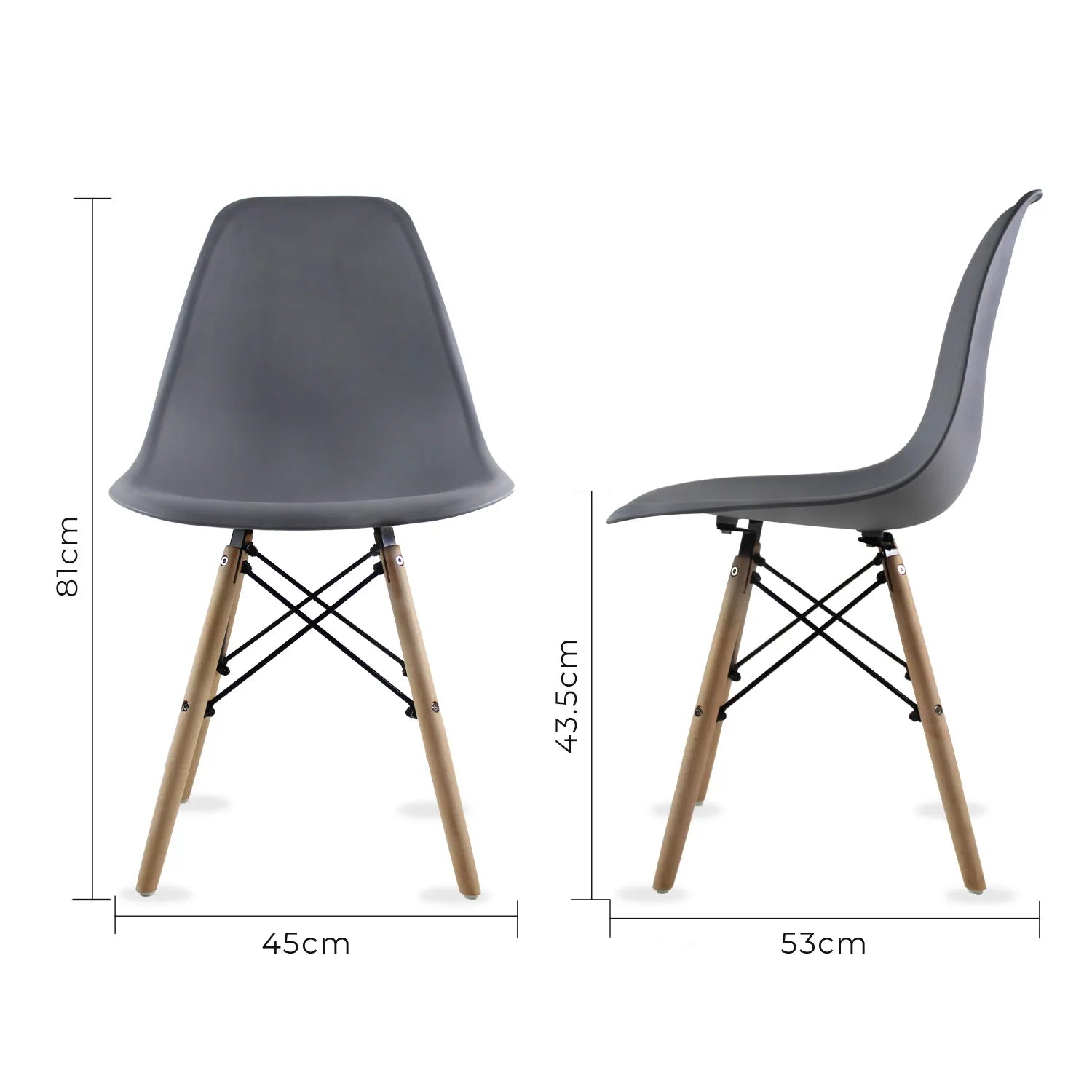 Comedor Mesa Rectangular T5 + 4 Sillas Oslo