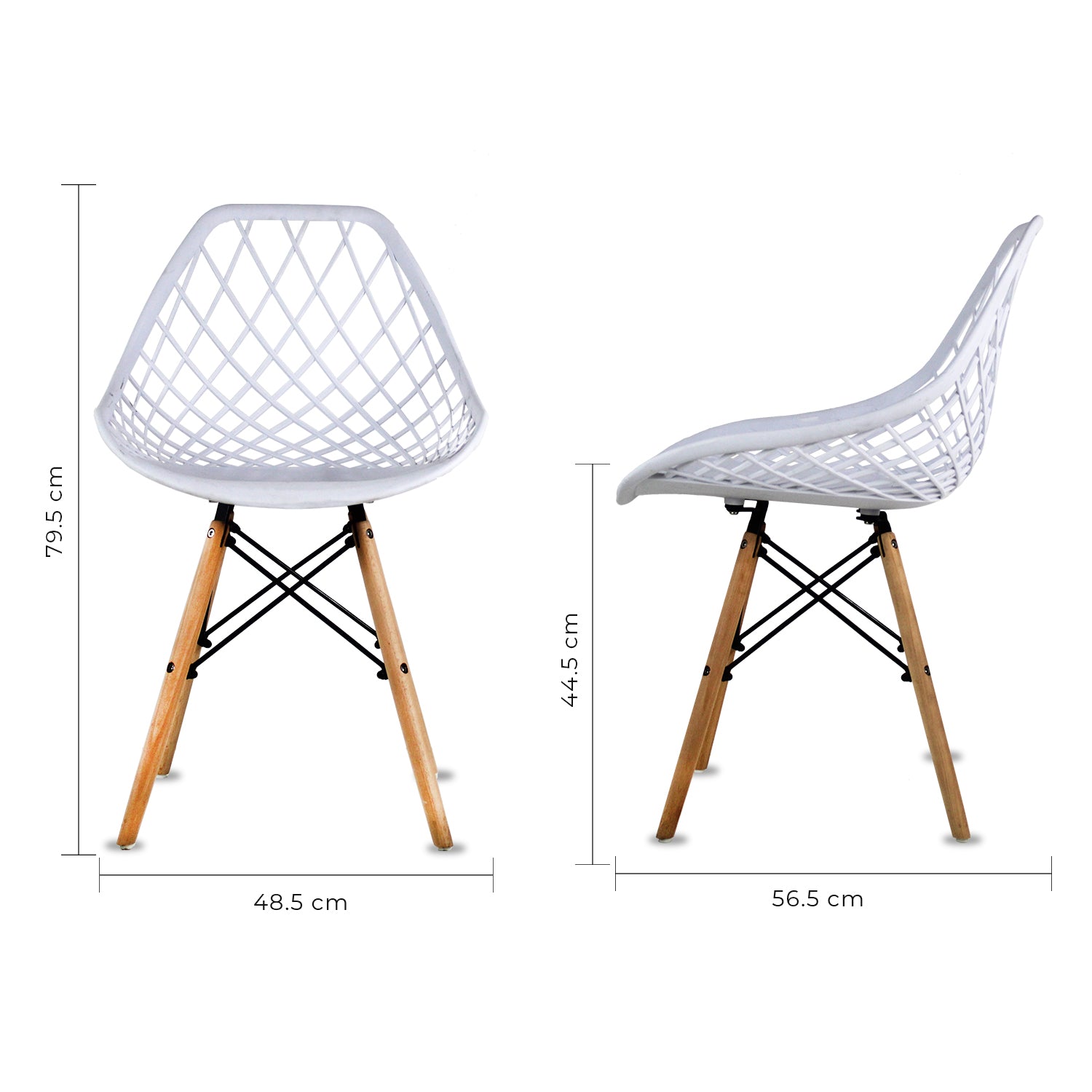 Set de 4 Sillas Oslo Vento