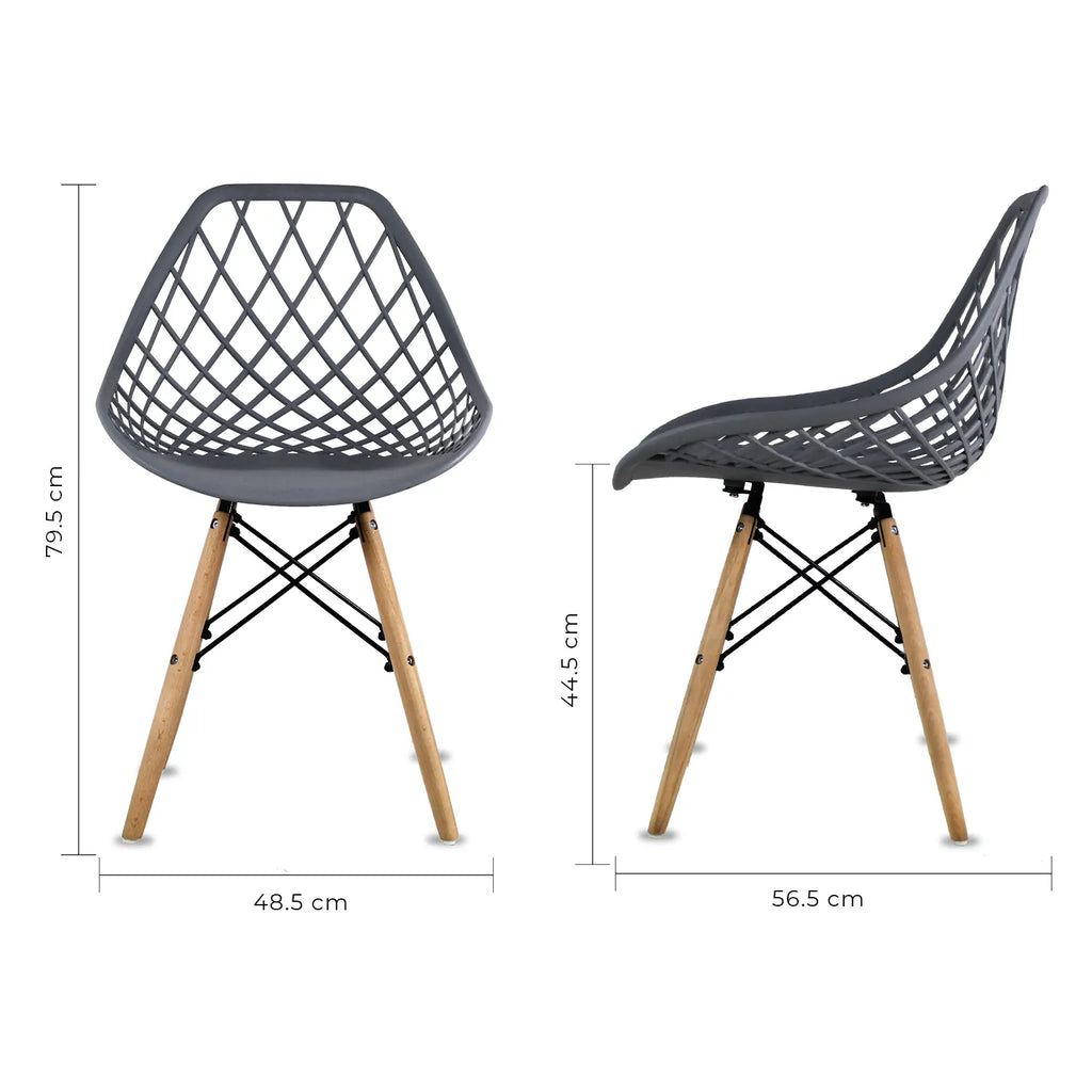 Comedor Mesa T5 + 4 Sillas Oslo Vento