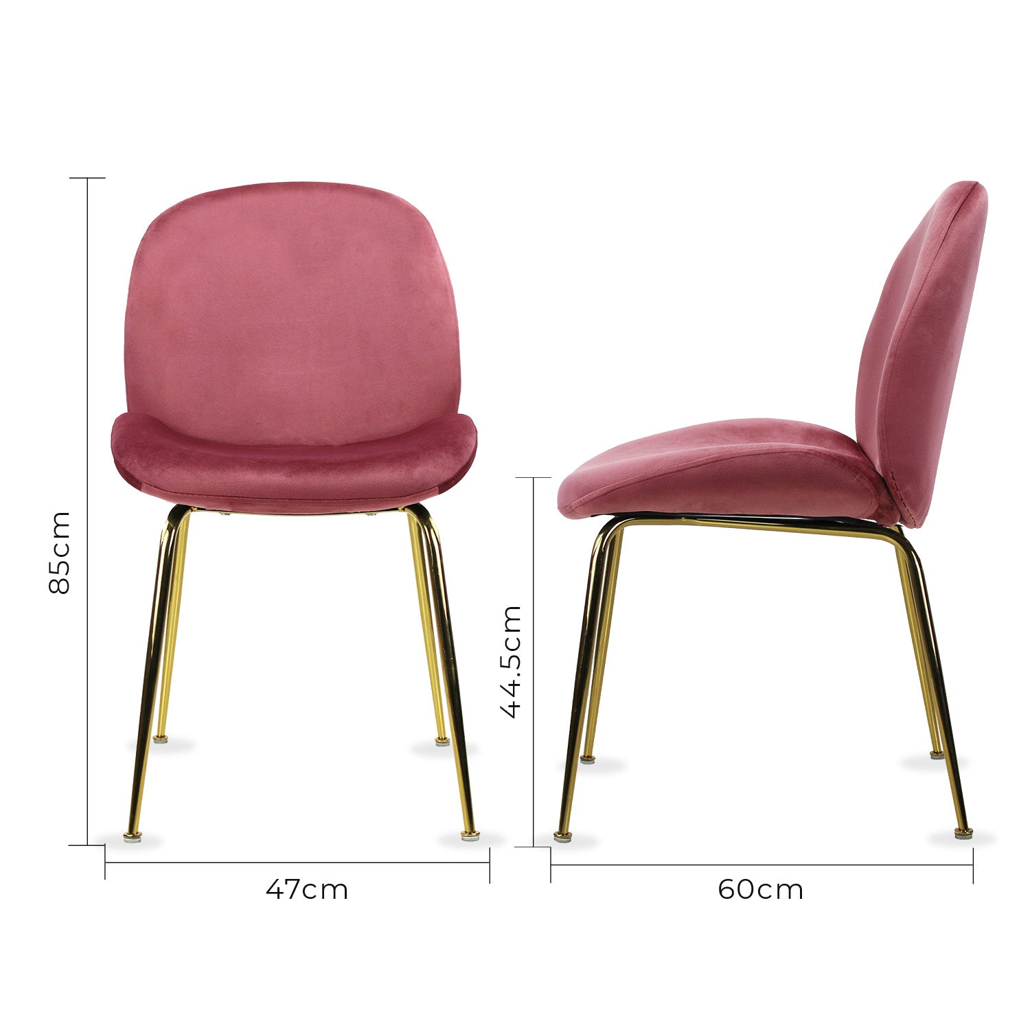 Set de 2 sillas Treviso