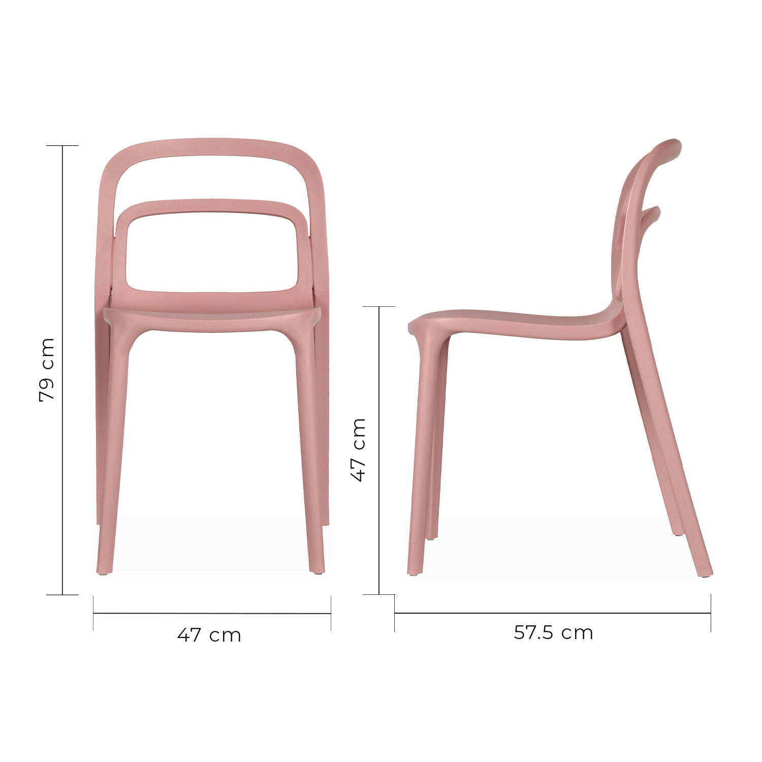 Set De 4 Silla Exterior Asti