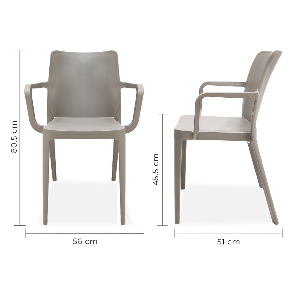 Silla Biella con brazos