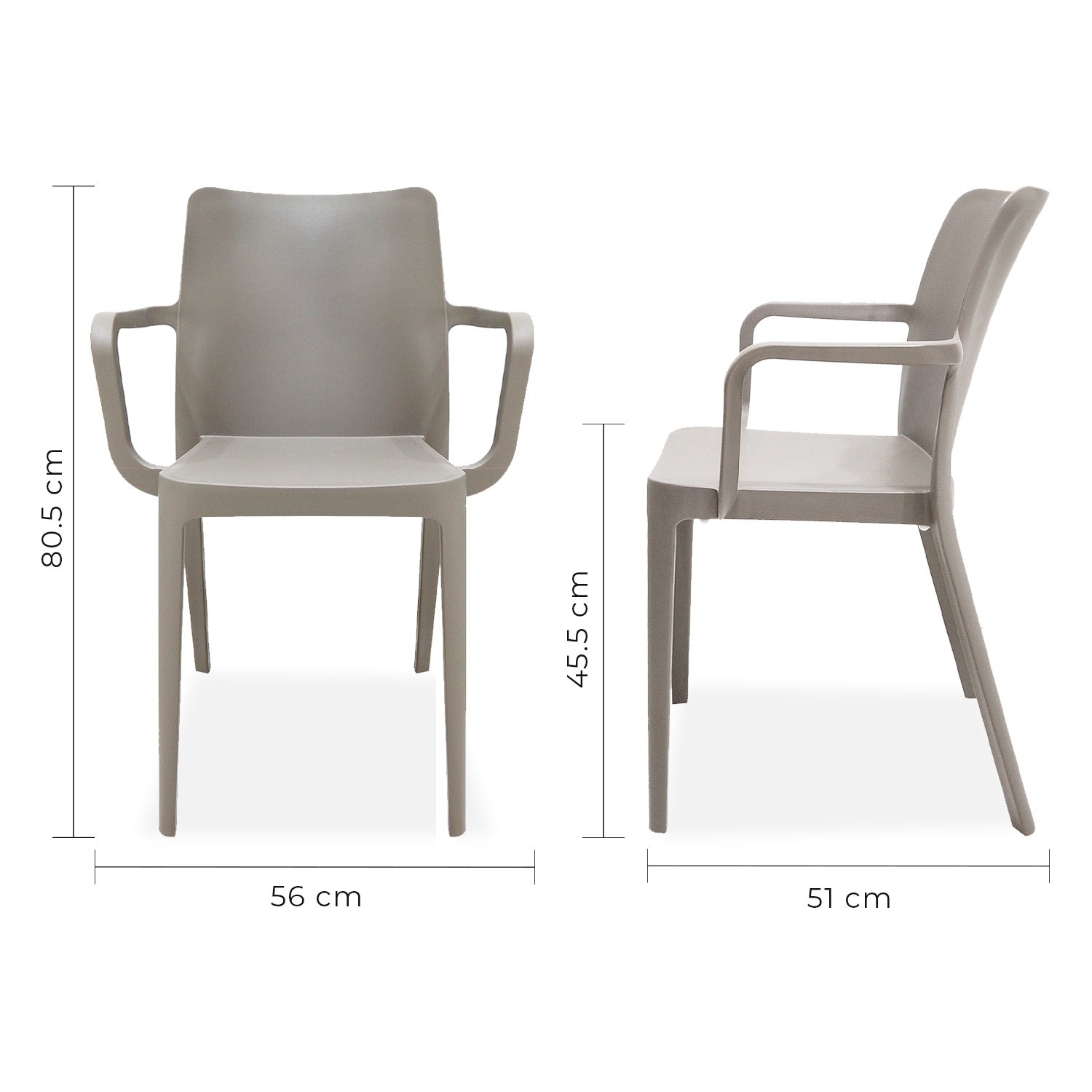 Silla Biella con brazos