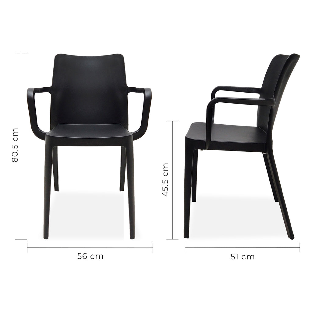 Silla Biella con brazos