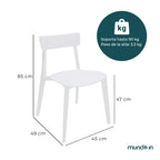 Set De 4 Silla Exterior Brianza