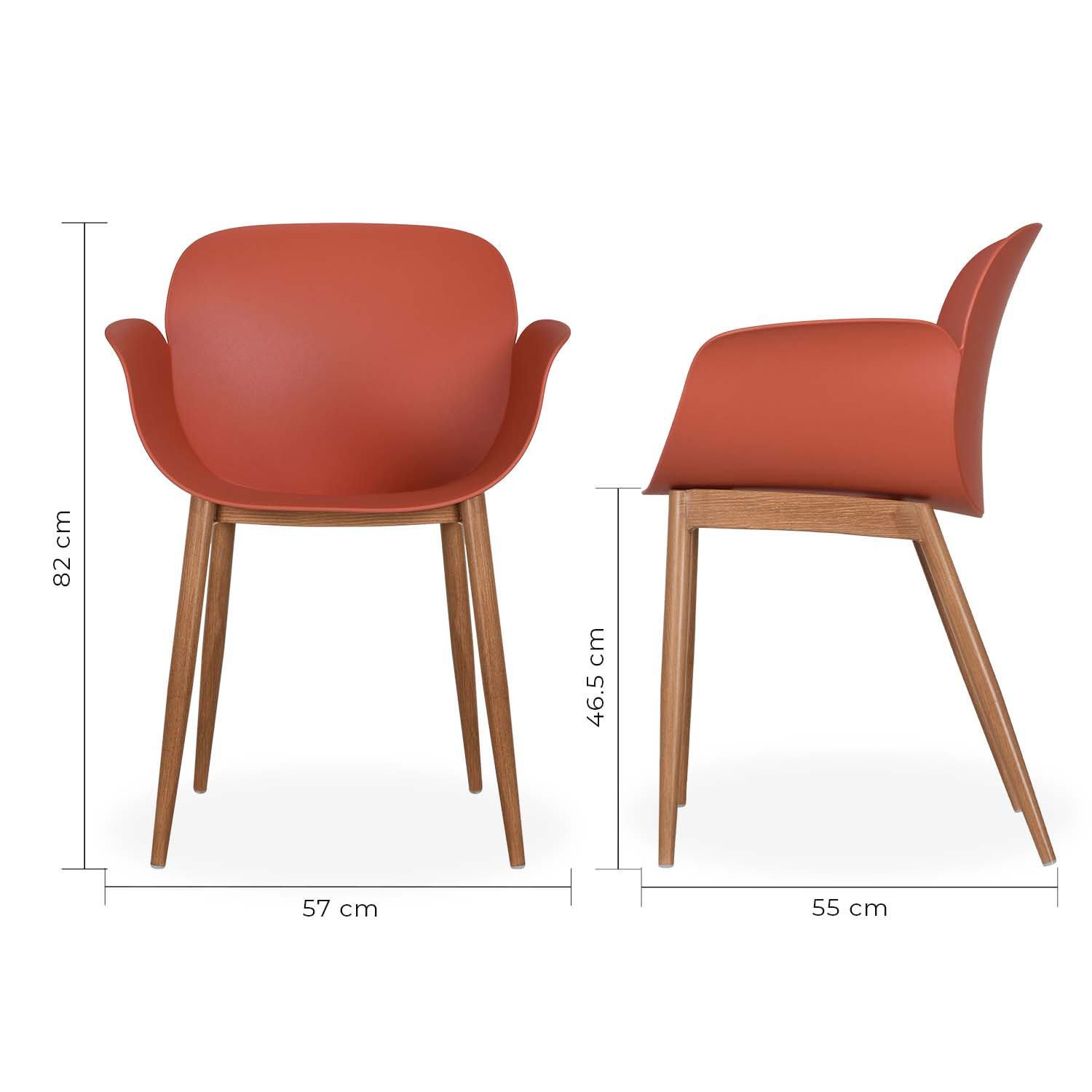 Set de 4 Sillas Mantova