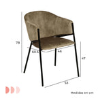 Silla de comedor 2101 Isolla