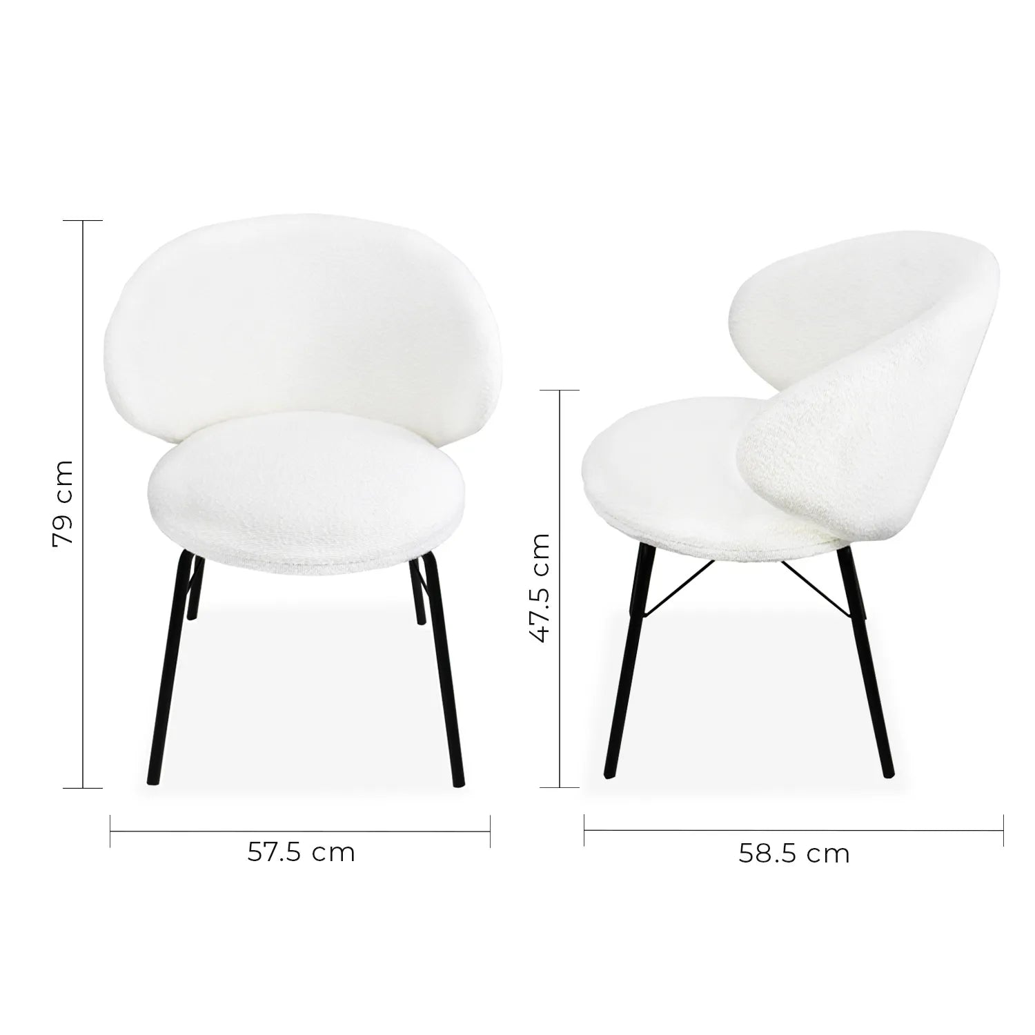 Set de 2 Sillas Tucson 9007