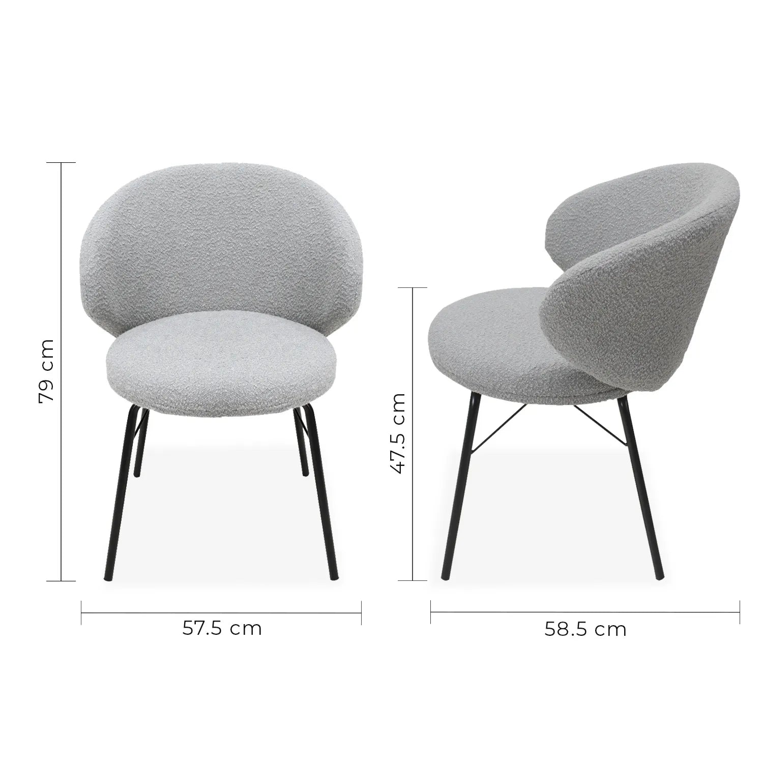 Set de 2 Sillas Tucson 9007