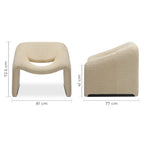 Sillón Bella 365 Greige
