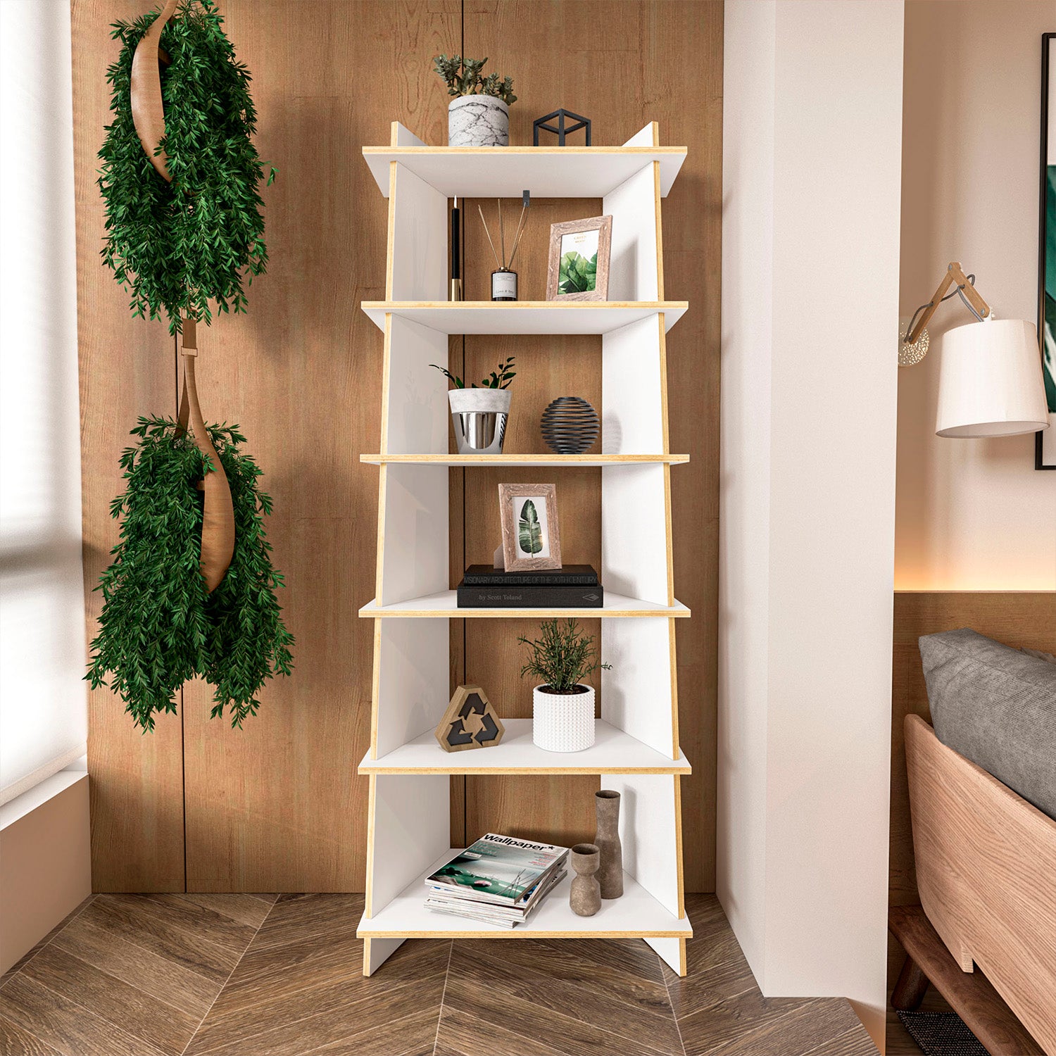 Librero Esquinero Reggo