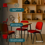 Set de 4 Sillas Fijas Tela 104Z