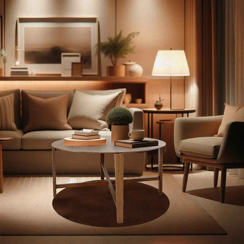 Mesa de centro circular Palu 20222L