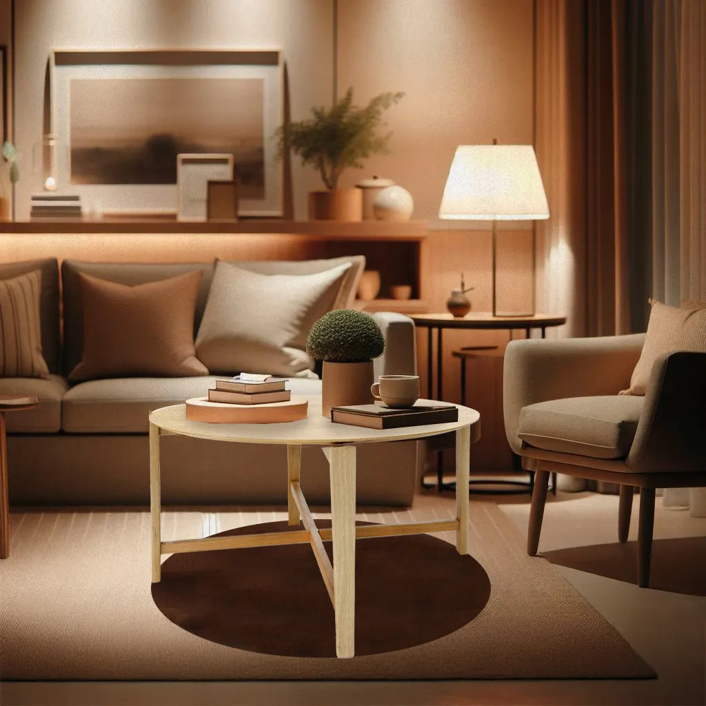 Mesa de centro circular Palu 20222L