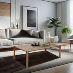 Mesa de centro recta Palu 100x50 19603