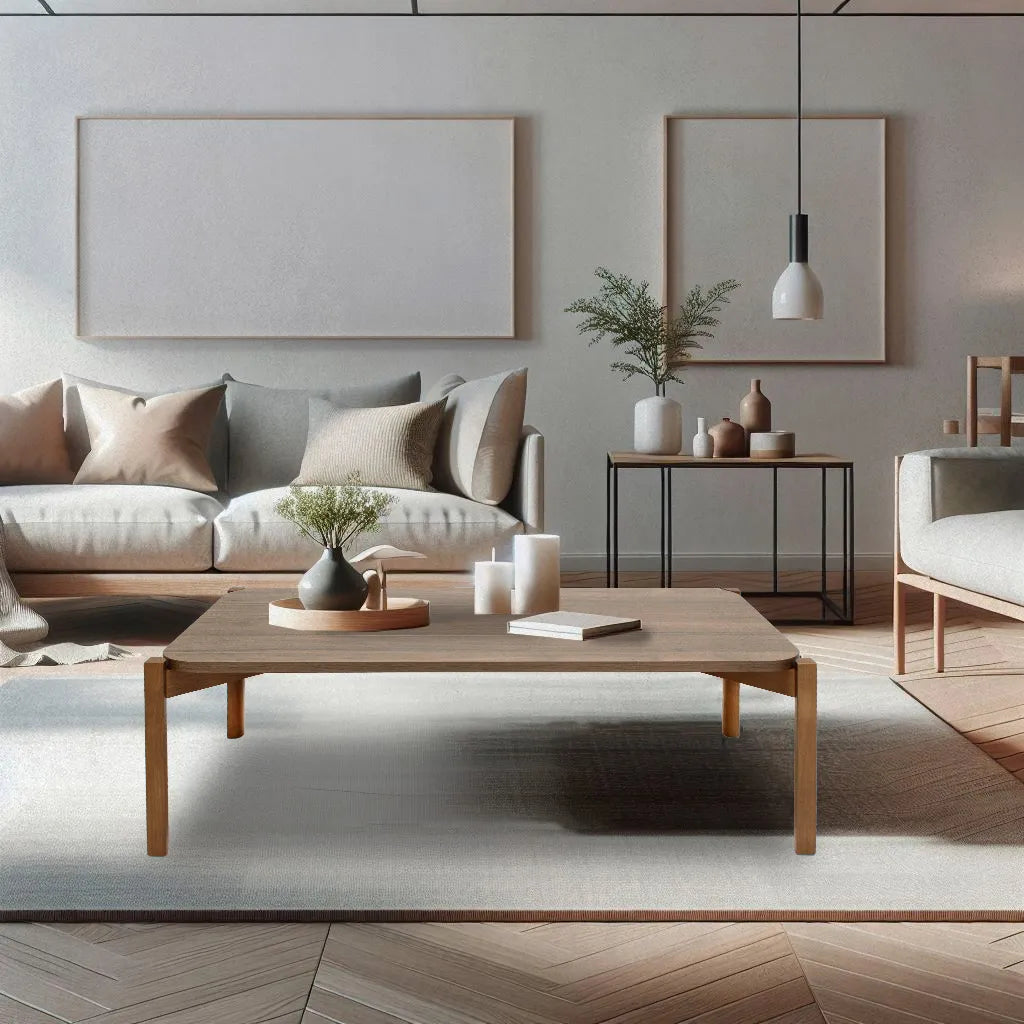 Mesa de centro recta Palu 100x50 19603