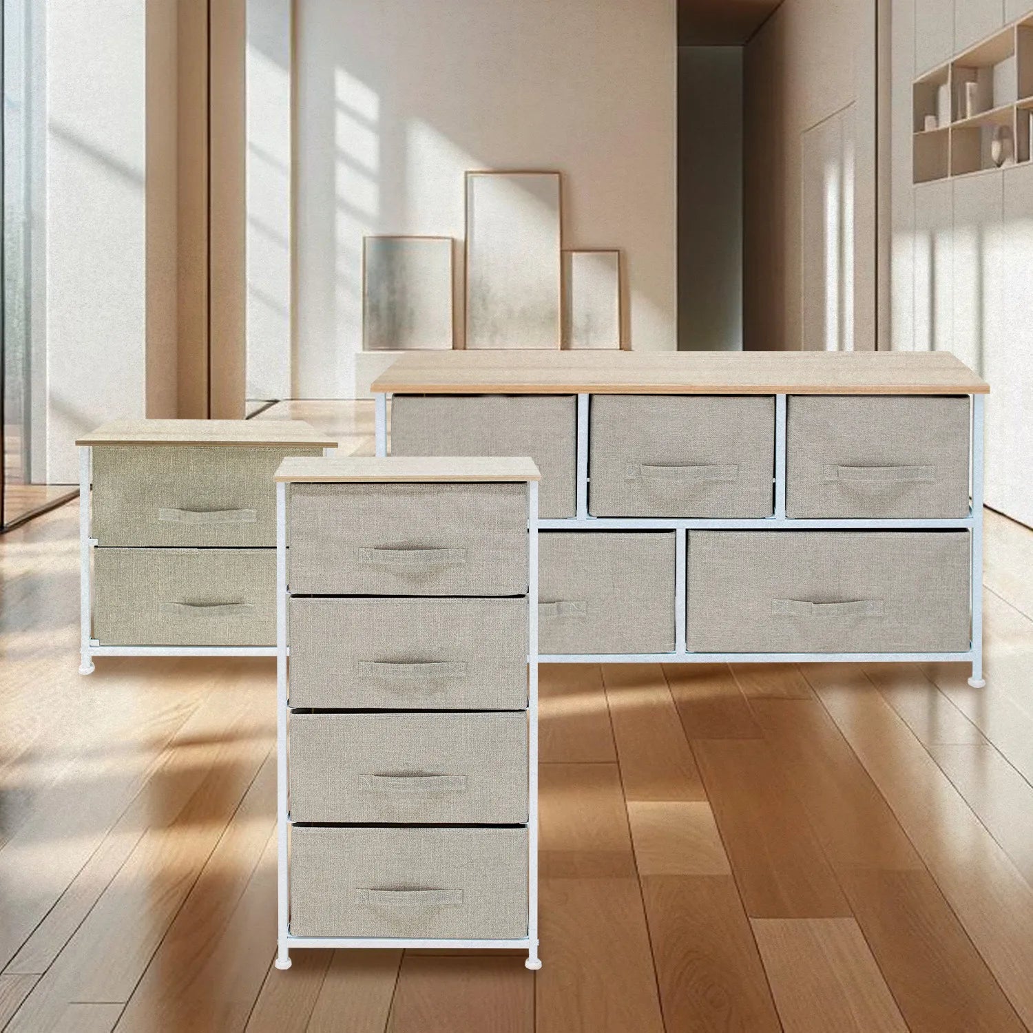 Credenza Organizador Carintia 5 Cajones