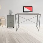 Archivero Metálico 2 gavetas Carta móvil 15478 Gris