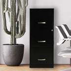 Archivero Metálico 3 gavetas Carta 17438 Negro