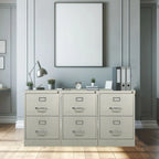 Archivero Metálico de 2 gavetas Oficio 14114 color Gris