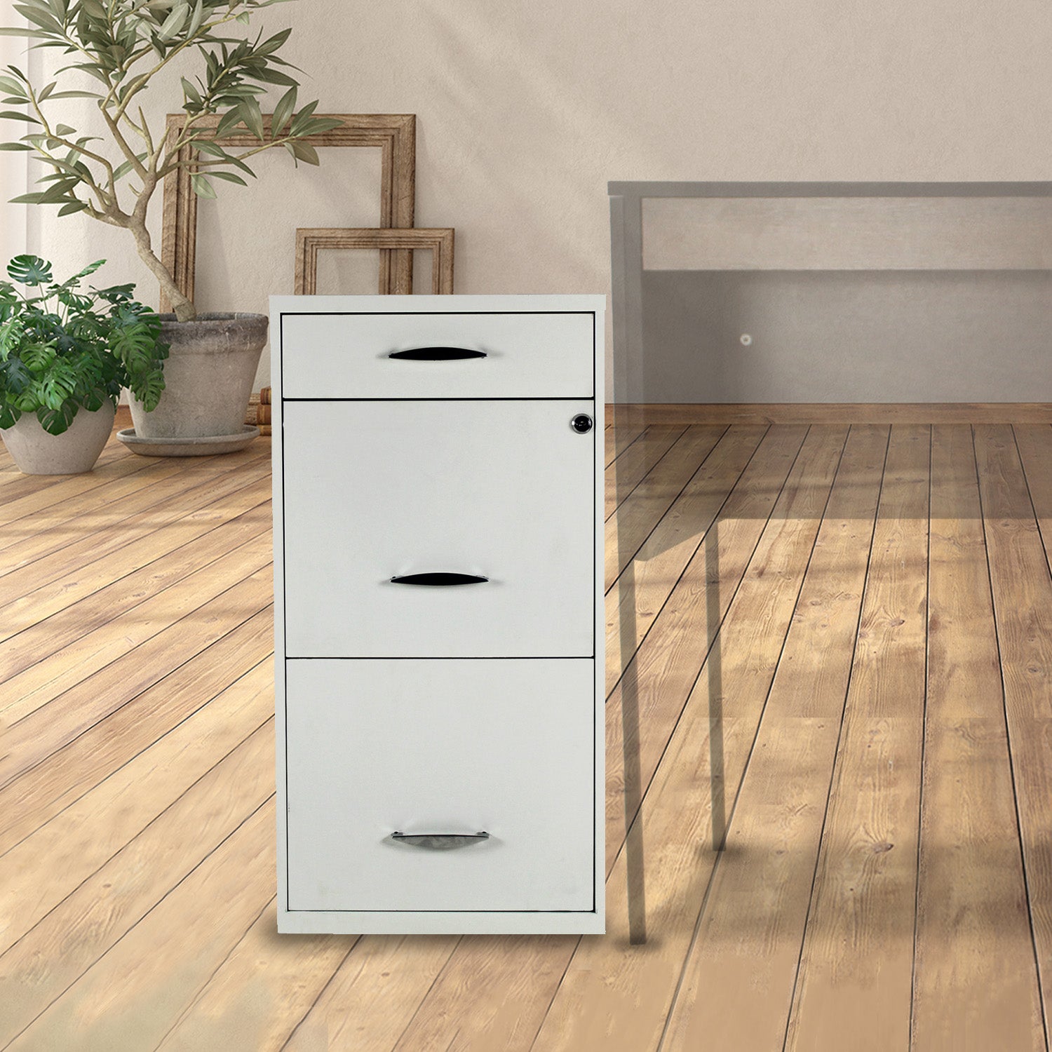 Archivero Metálico 2+1 gavetas Carta 18871  Blanco