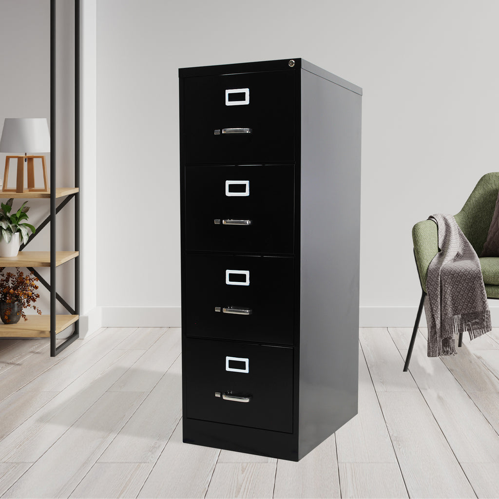 Archivero Metálico 4 gavetas Oficio 14119 Negro