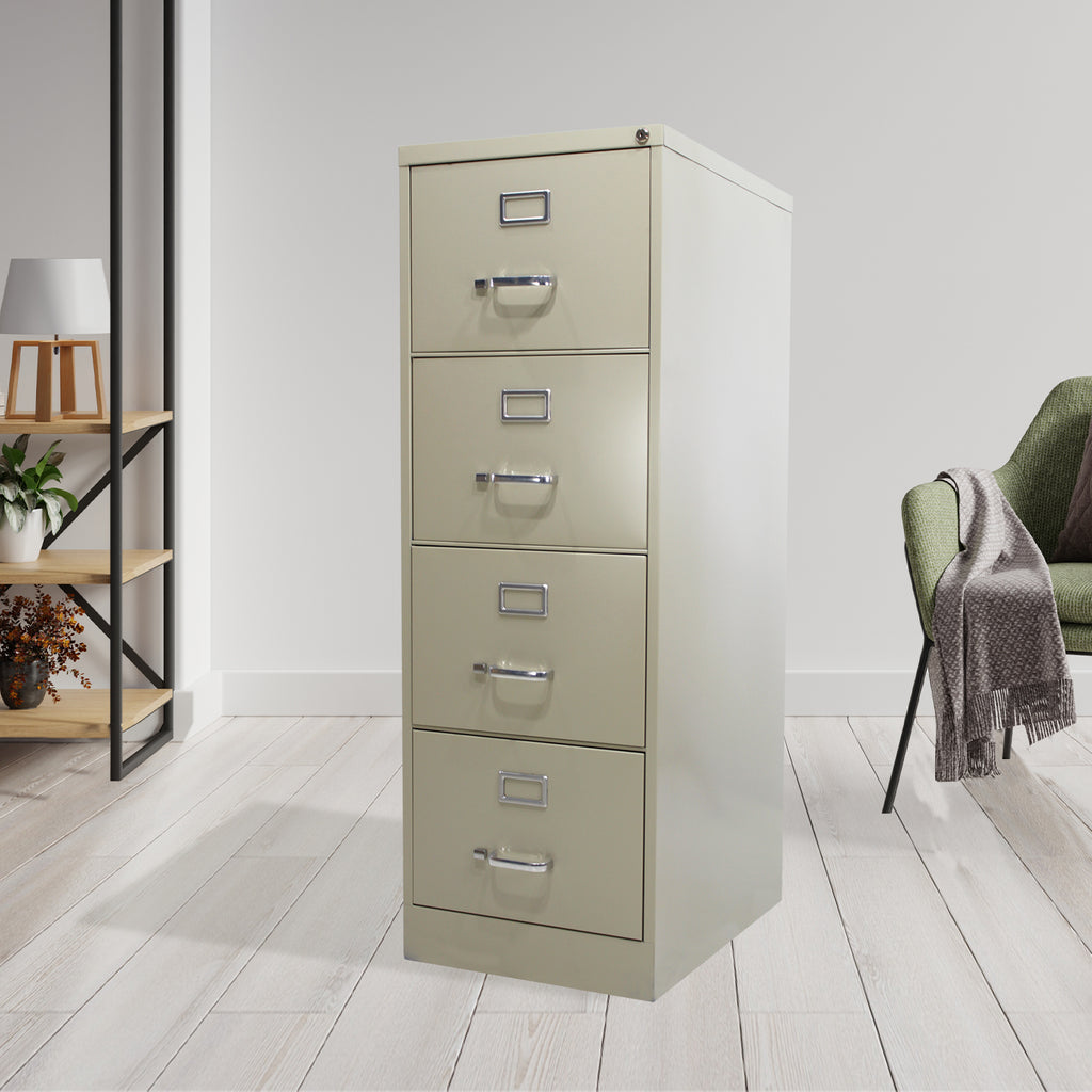 Archivero Metálico de 4 gavetas Oficio 14118 color Arena