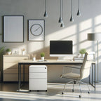 Archivero Metálico 2+1 gavetas Carta Sarre