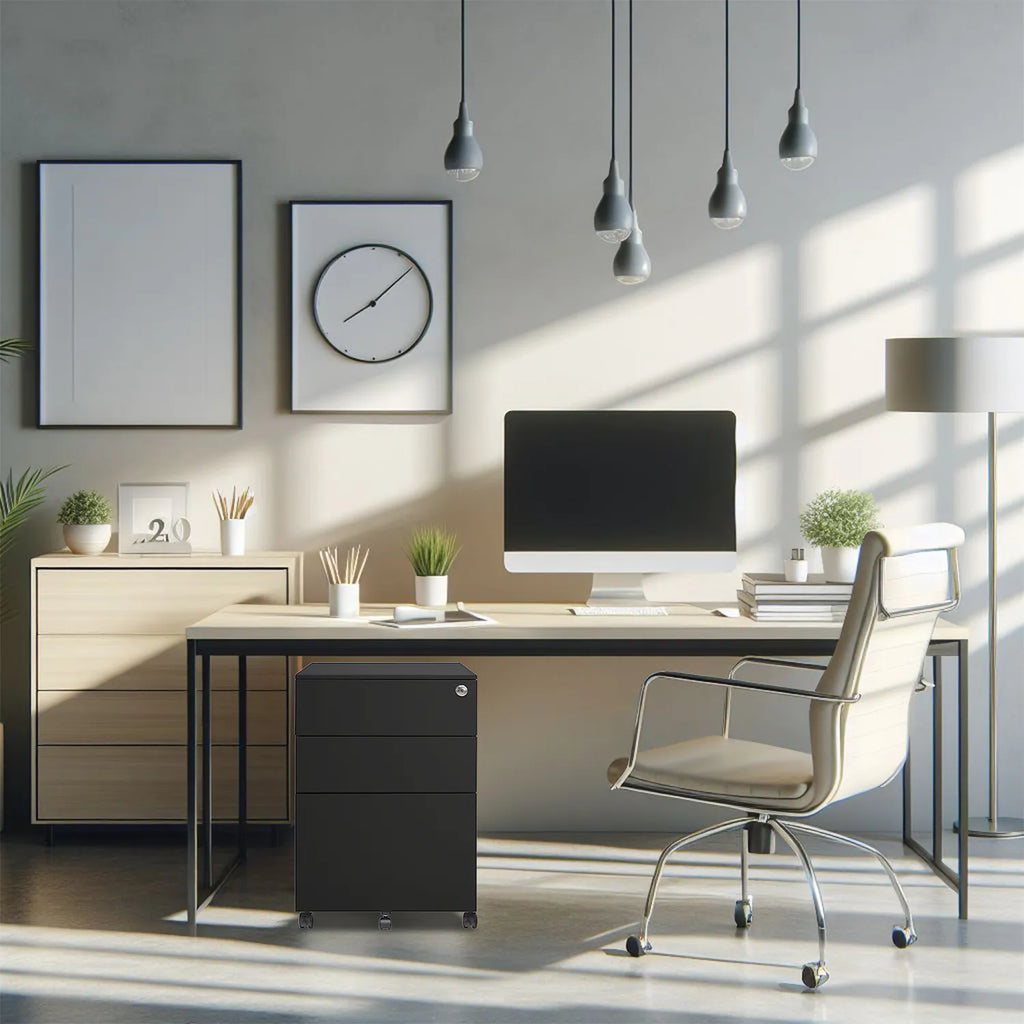 Archivero Metálico 2+1 gavetas Carta Sarre