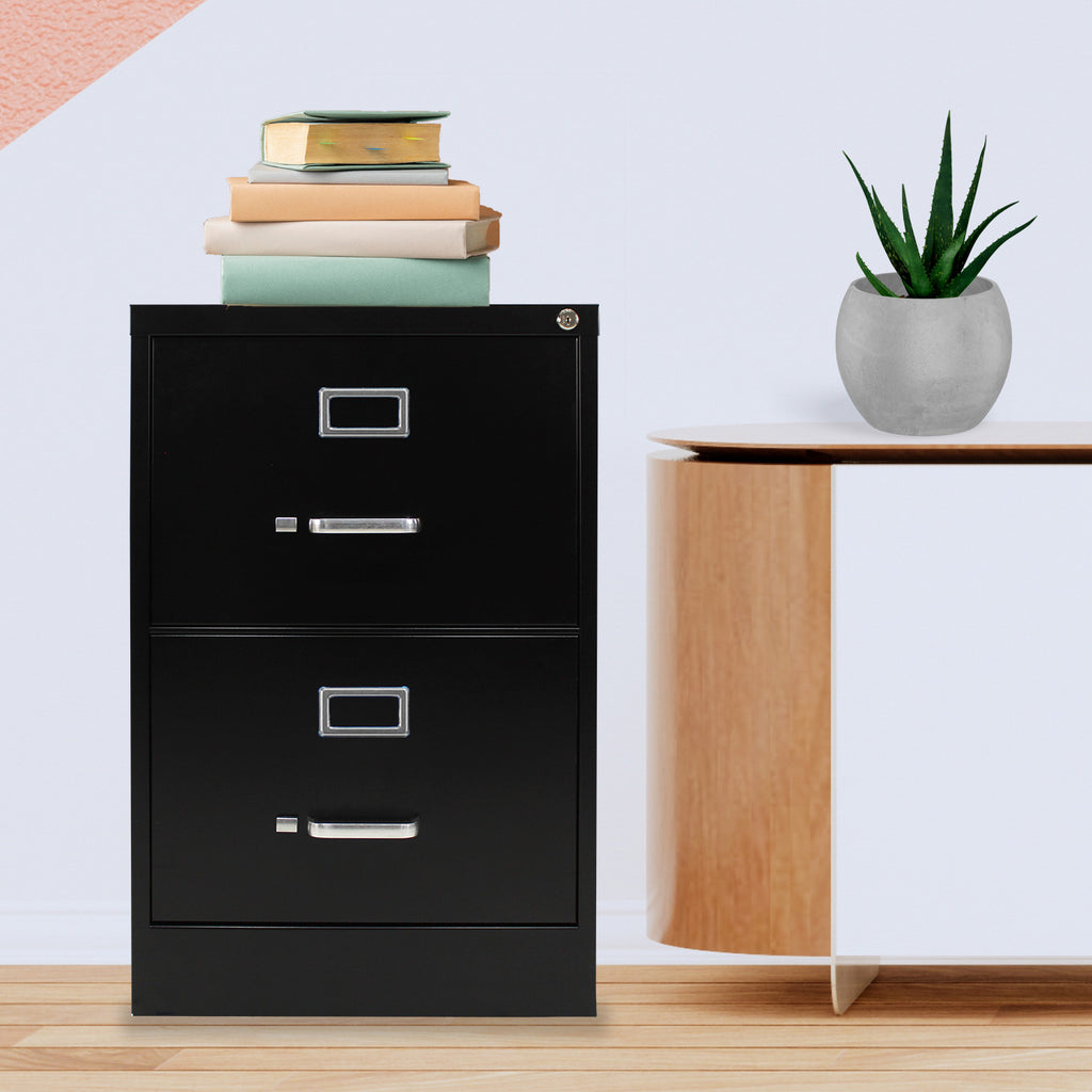 Archivero Metálico 2 gavetas Oficio 14113 Negro