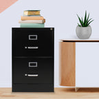 Archivero Metálico 2 gavetas Oficio 14113 Negro