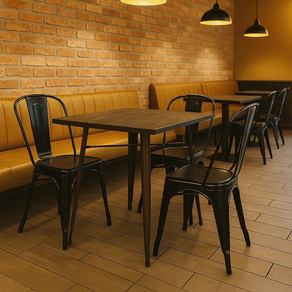 Mesa Gante Cuadrada Baja