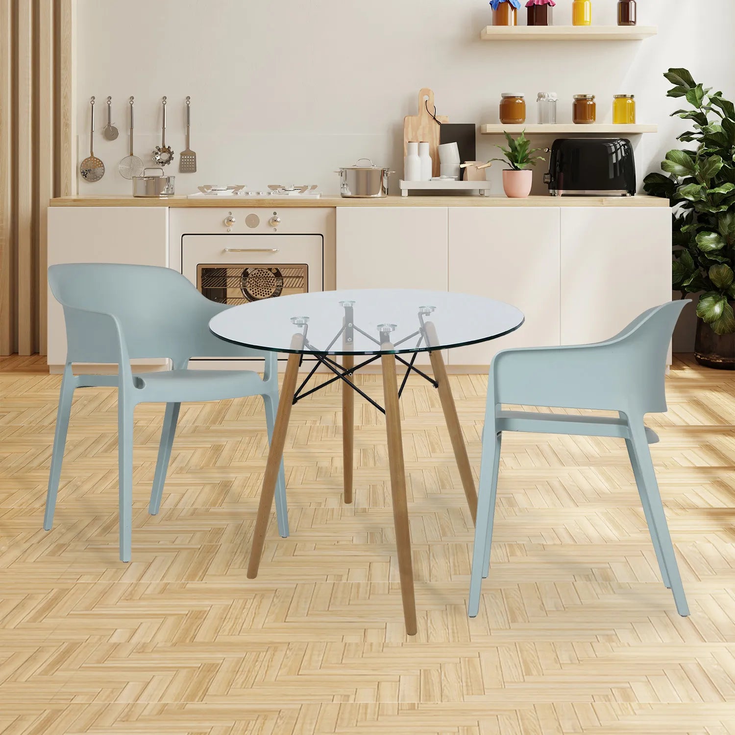 Set de 4 Sillas Capri