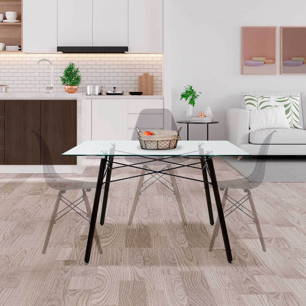 Mesa de Comedor Rectangular T5 Nogal