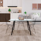 Comedor Mesa T5 Nogal + 4 Sillas Moura