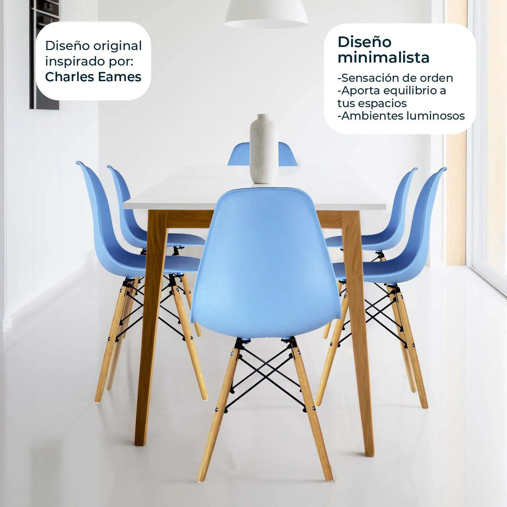Silla Oslo Eames | Silla de comedor escandinava